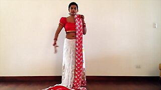 Indian Jot be advisable for reticule Huge Sari Chore